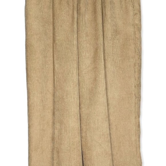 Alfred Dunner Petite Tan Straight Leg Pants w/ Elastic Waistband Size 10P - Picture 3 of 14